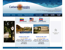 Tablet Screenshot of carboneleboreiro.com